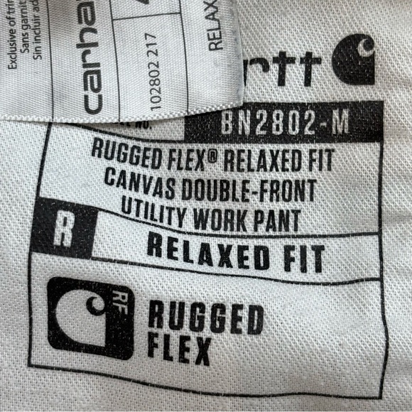 Carhartt 40/30 Relaxed Fit Double Knee Green Cargo Chinos - Picture 5 of 10